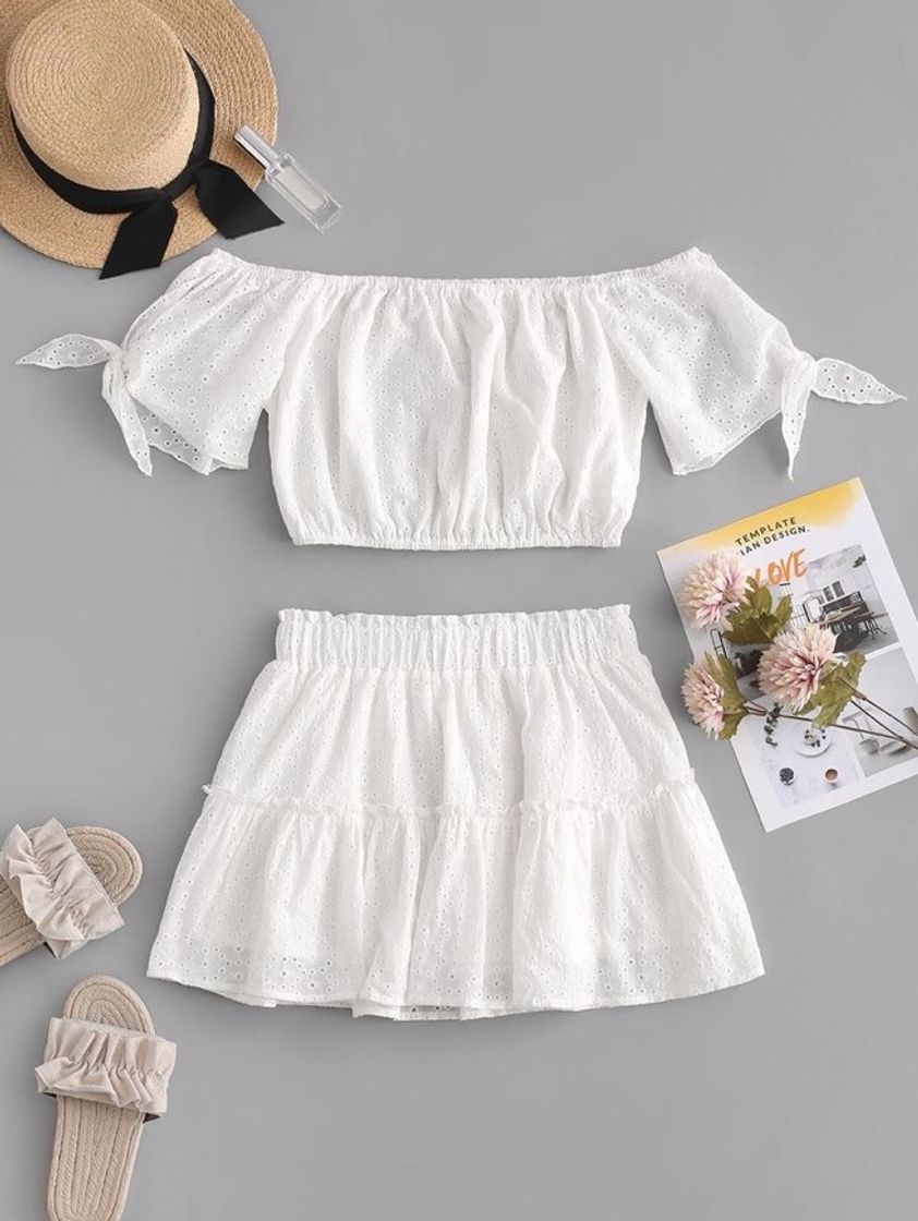 Moda Conjunto Branco