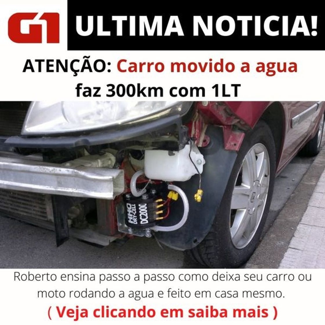 Fashion Carro movido a água