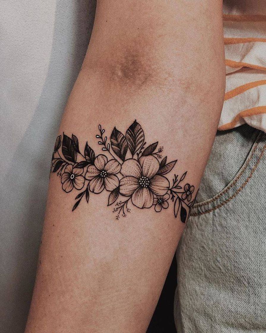 Moda Tatuagem em floral