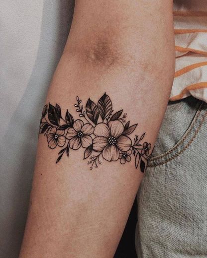 Tatuagem em floral