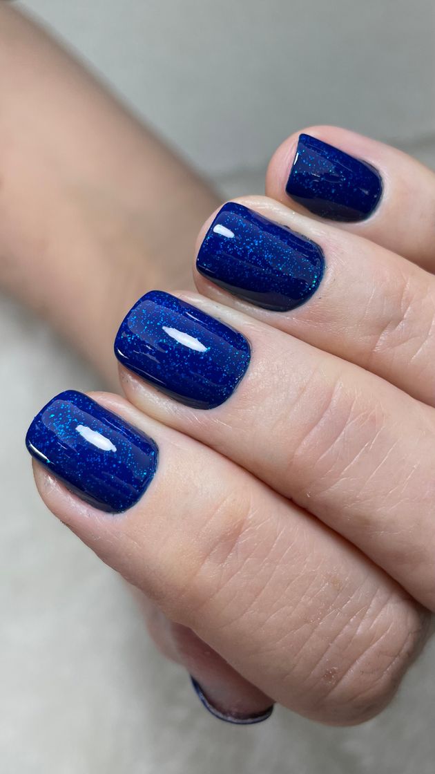 Moda Esmaltação azul 