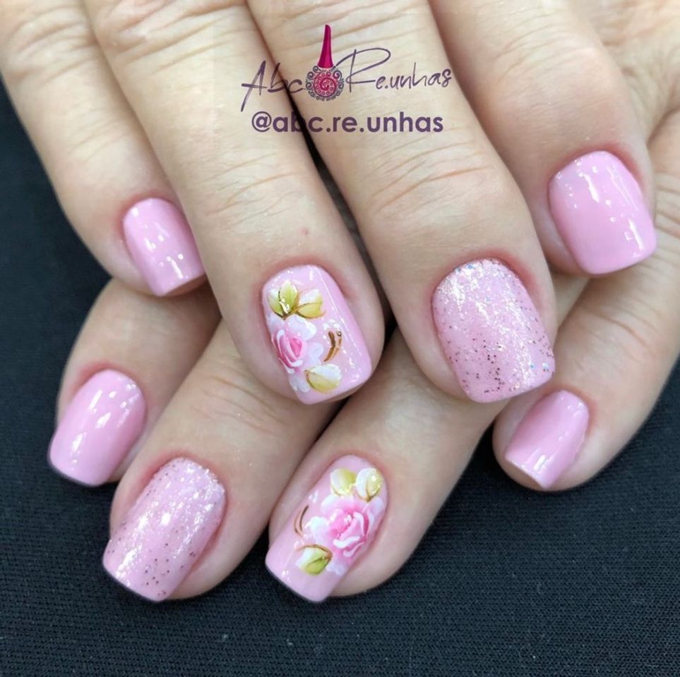 Fashion Esmaltação rosa 