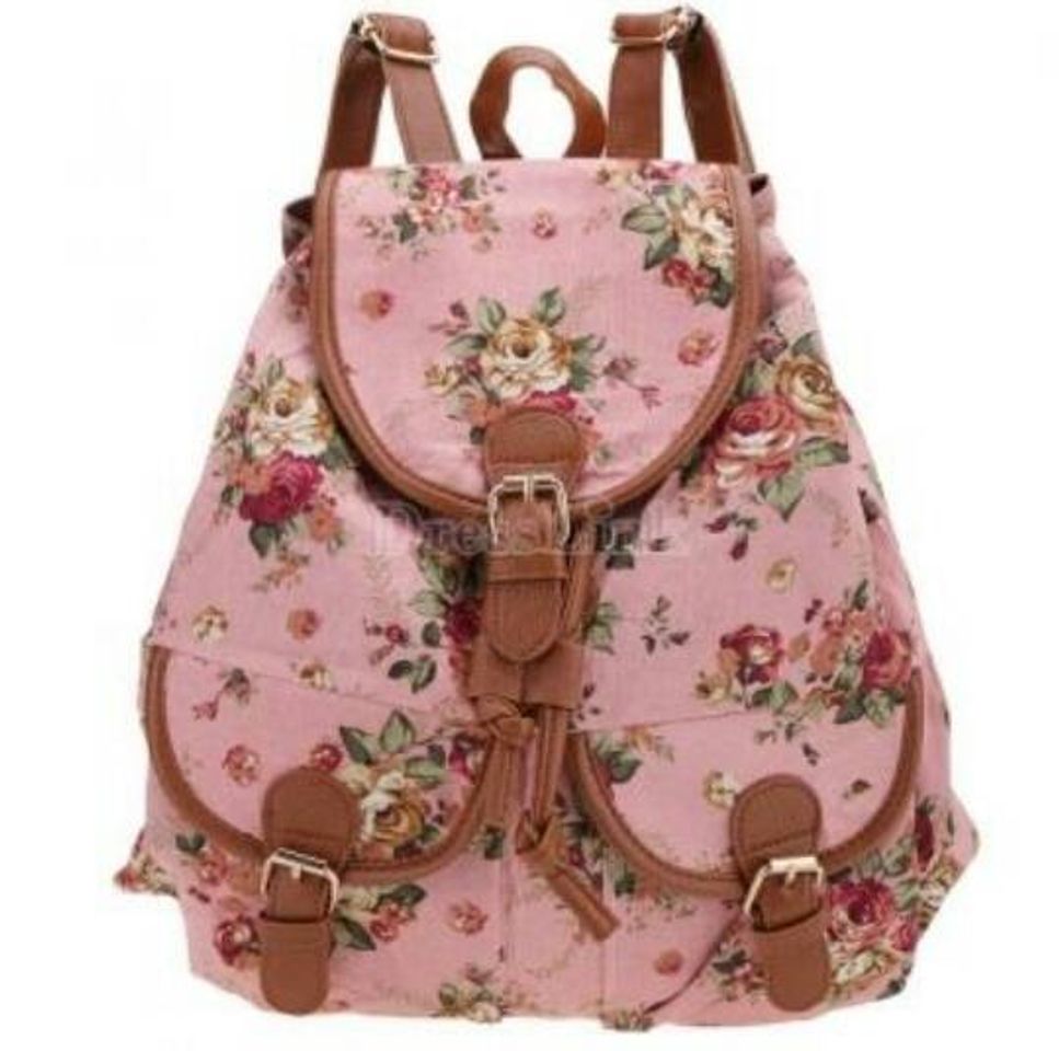 Fashion Mochila de Couro