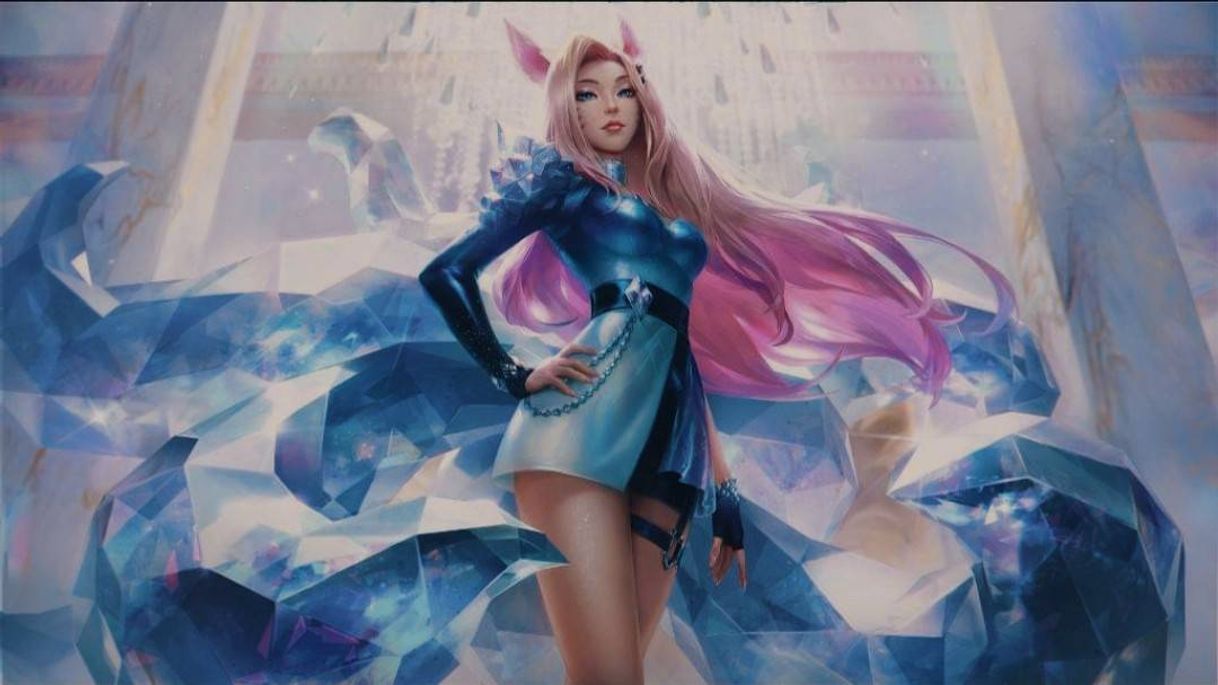 Social Wallpaper Ahri - sem o nome da campeã