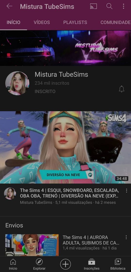 Moda Mistura TubeSims