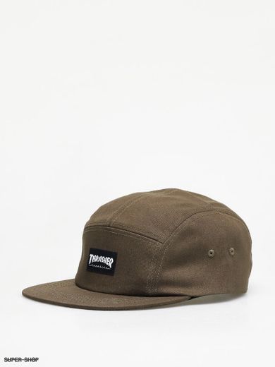 Thrasher 5 Panel Cap Green Camo One size