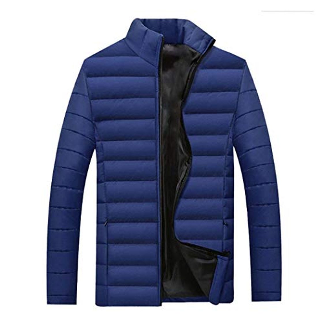 Fashion Chaqueta Acolchada para Hombre Chaqueta Acolchada Ligera SLIN Fit Chaqueta Ropa Tipo