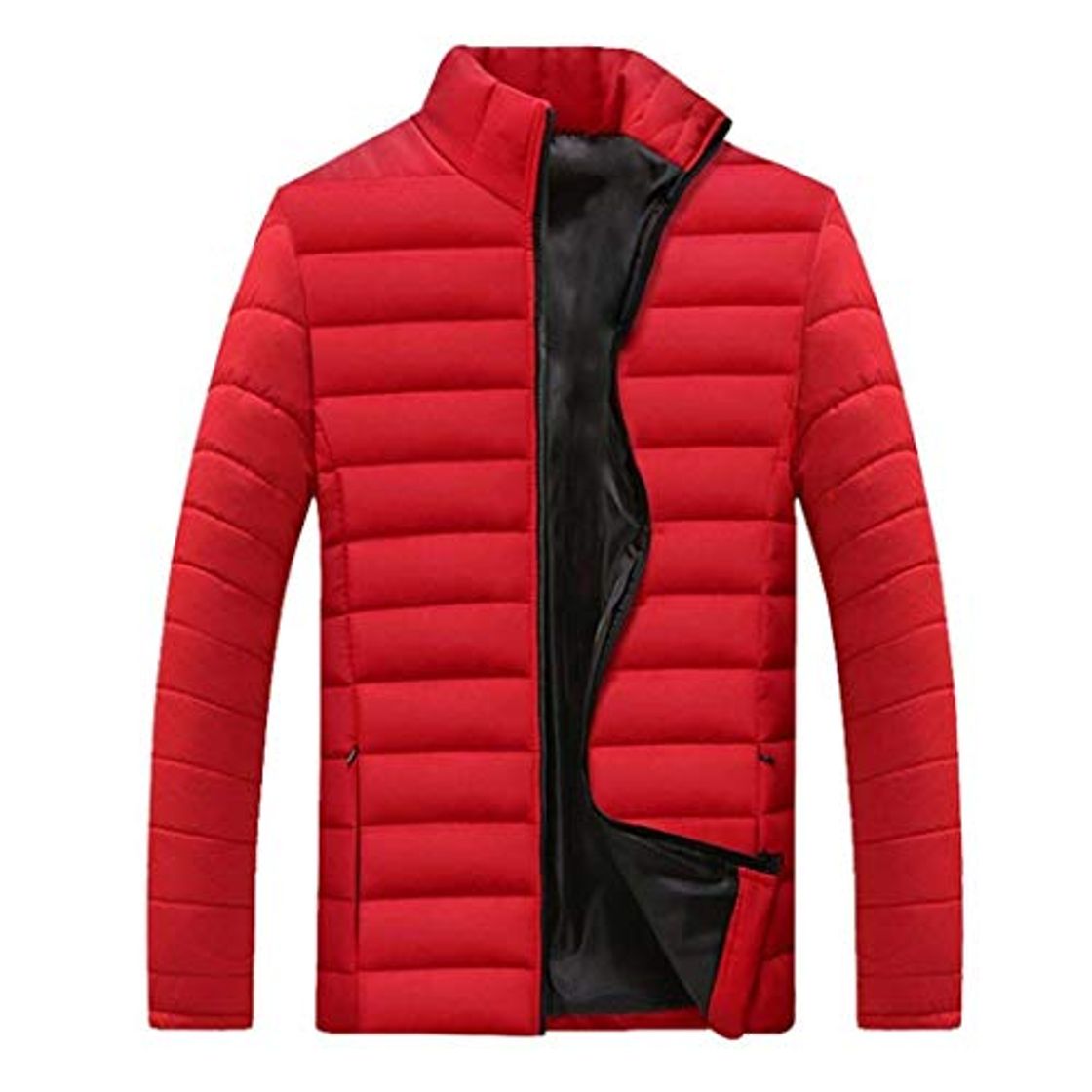 Fashion Chaqueta Acolchada para Hombre Chaqueta Acolchada Ligera SLIN Fit Chaqueta Tipo Cazadora