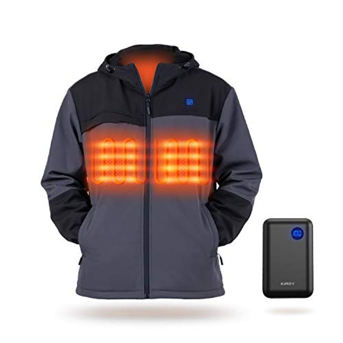 Social IUREK Chaqueta Calefactable Hombre ZD962