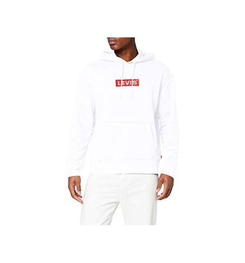 Levi's Relaxed Graphic Hoodie Sudadera, White