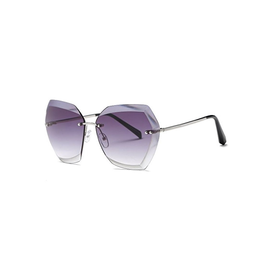 Fashion kimorn Gafas De Sol Para Mujer Sobredimensionado Sin Aros Lente De Corte