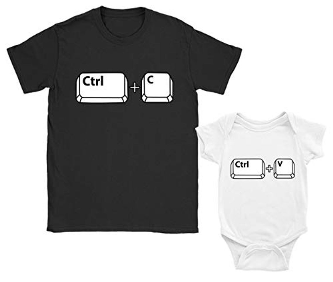 Producto Regalos para Papas Primerizos, Ropa Papa Bebe - Copy and Paste Bebé