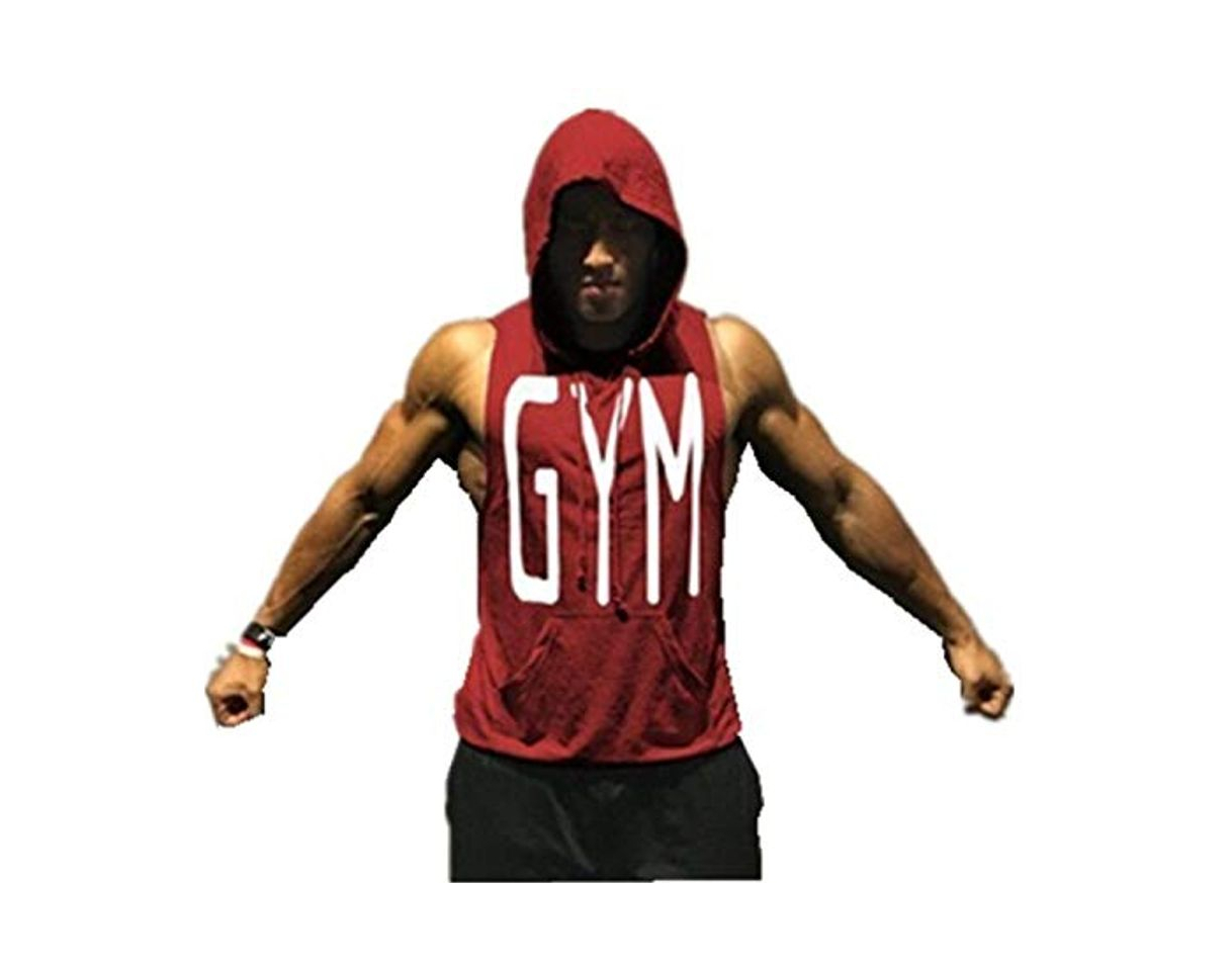 Fashion KODOO Camisetas Elástica de Fitness sin Mangas Tank Top Gym para Hombre