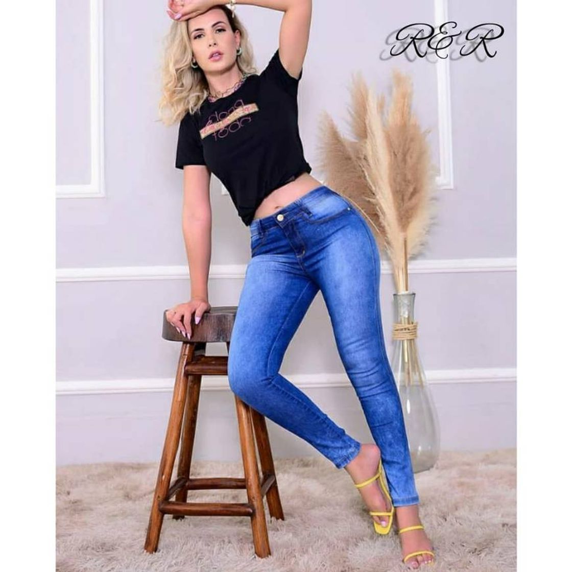 Social Calças jeans feminino 