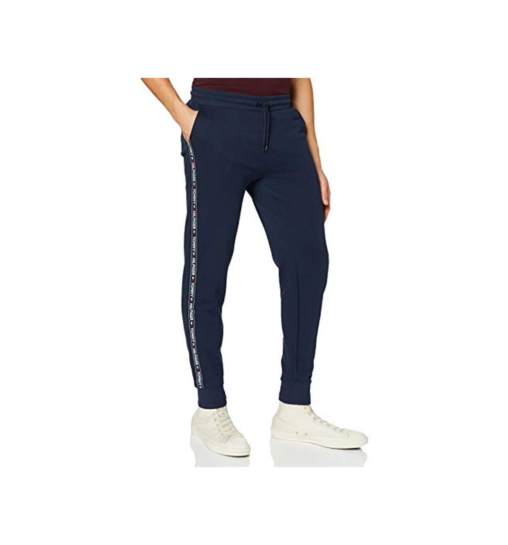 Fashion Tommy Hilfiger Repeat Logo Tape Joggers Pantalones Deportivos, Azul