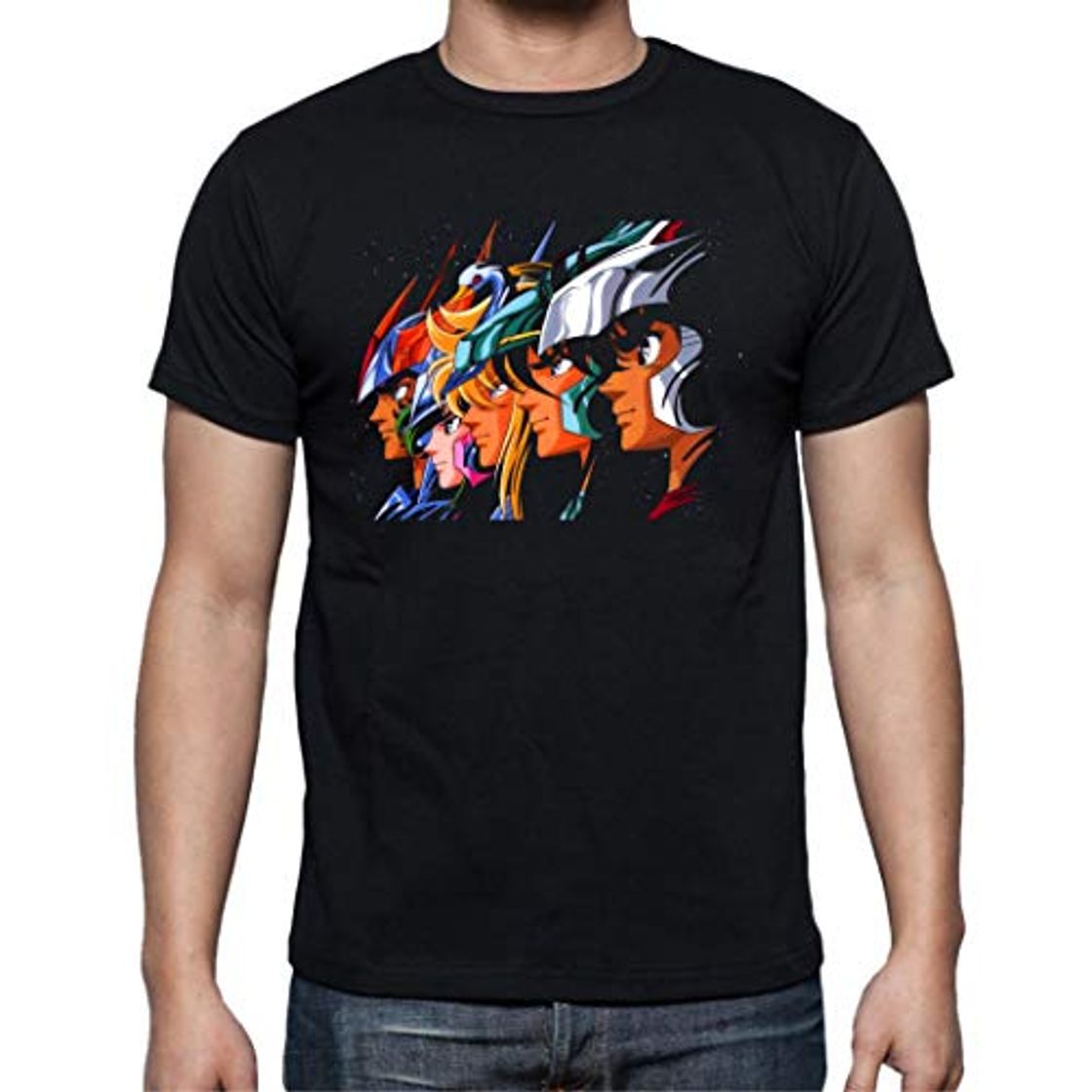 Fashion The Fan Tee Camiseta de Hombre Caballeros del Zodiaco Pegaso Dragon Sain Seyia Fenix 001 M