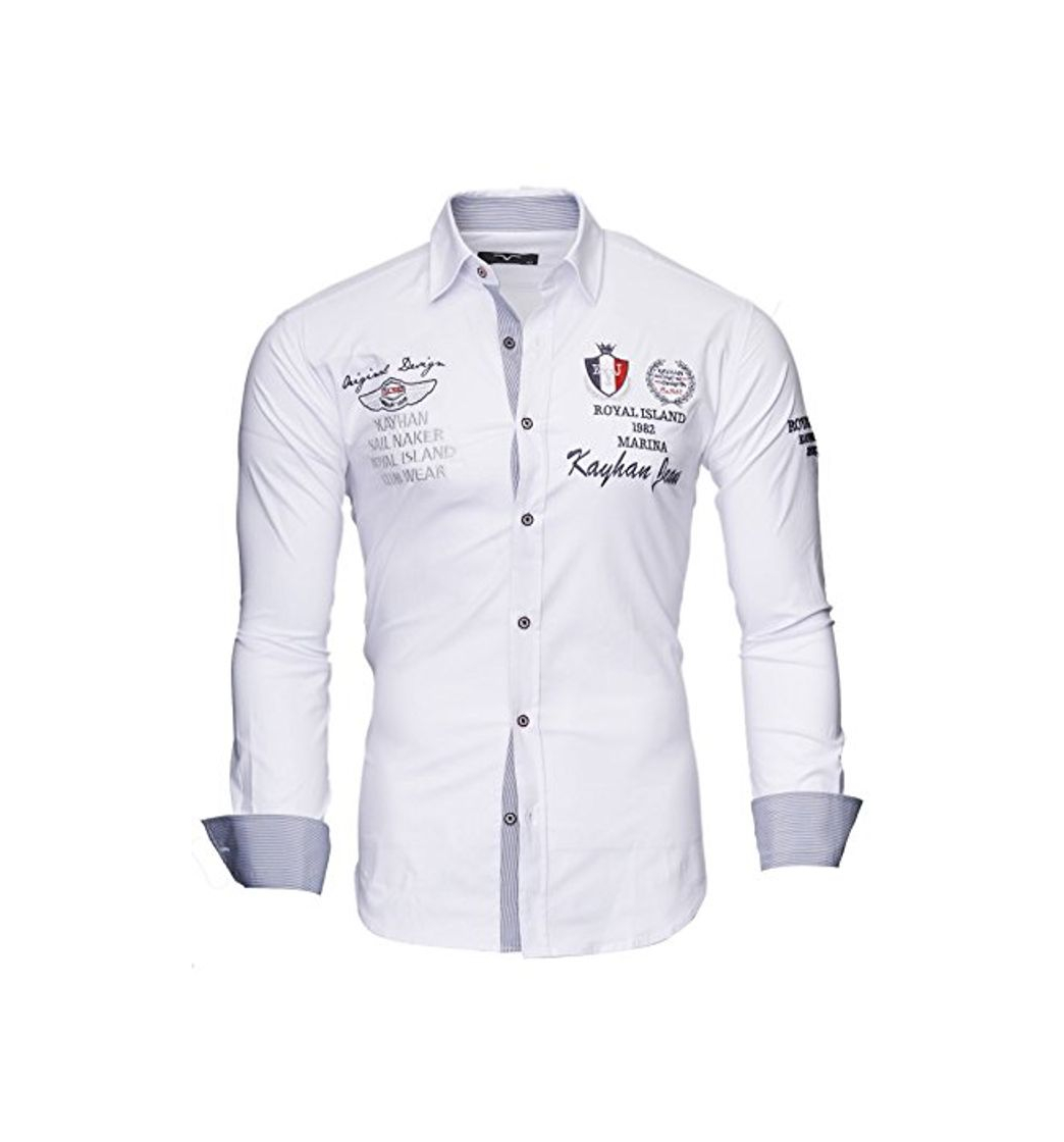 Moda Kayhan Hombre Camisa Monaco White S