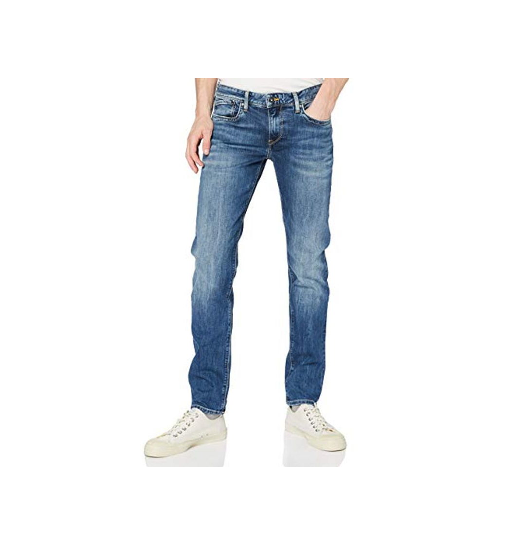 Moda Pepe Jeans Hatch Vaqueros, Blue Denim Z23, 33W