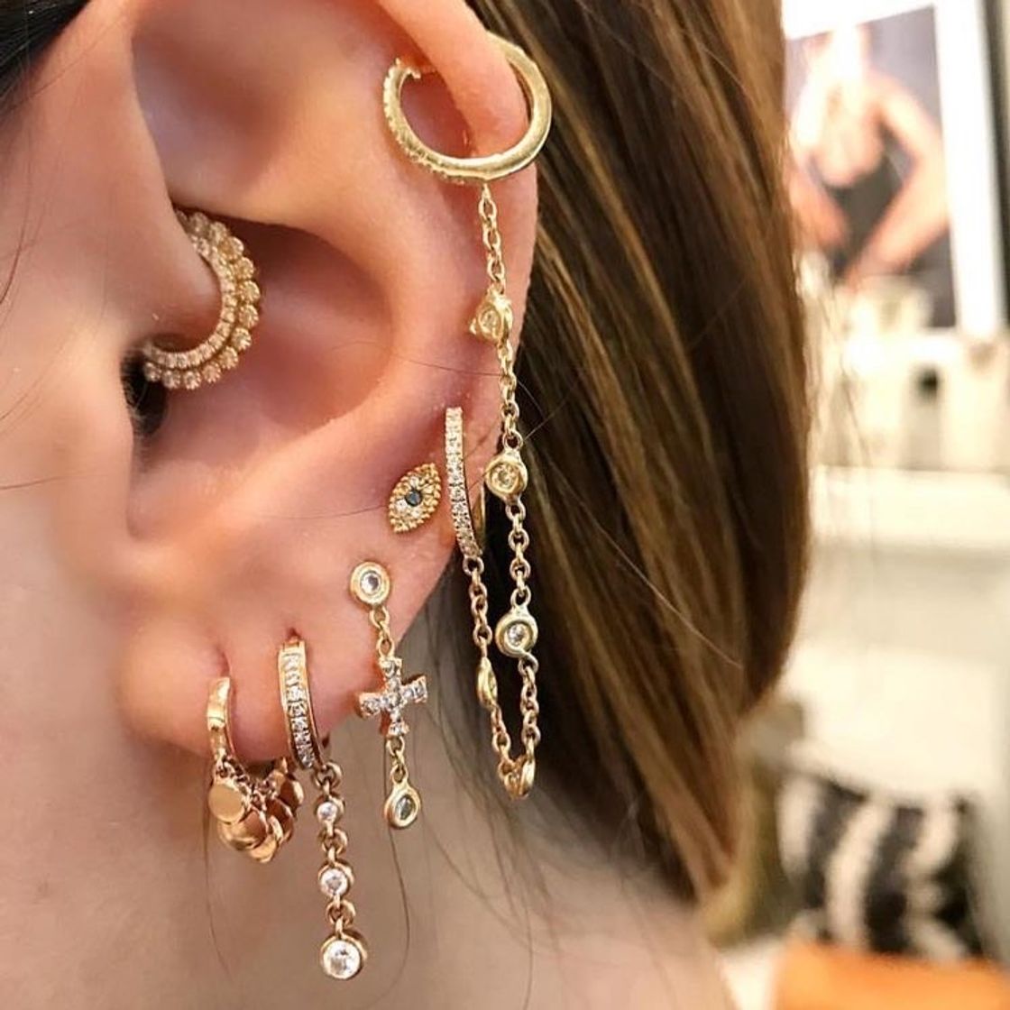 Fashion Piercings, Earrings and Rings 