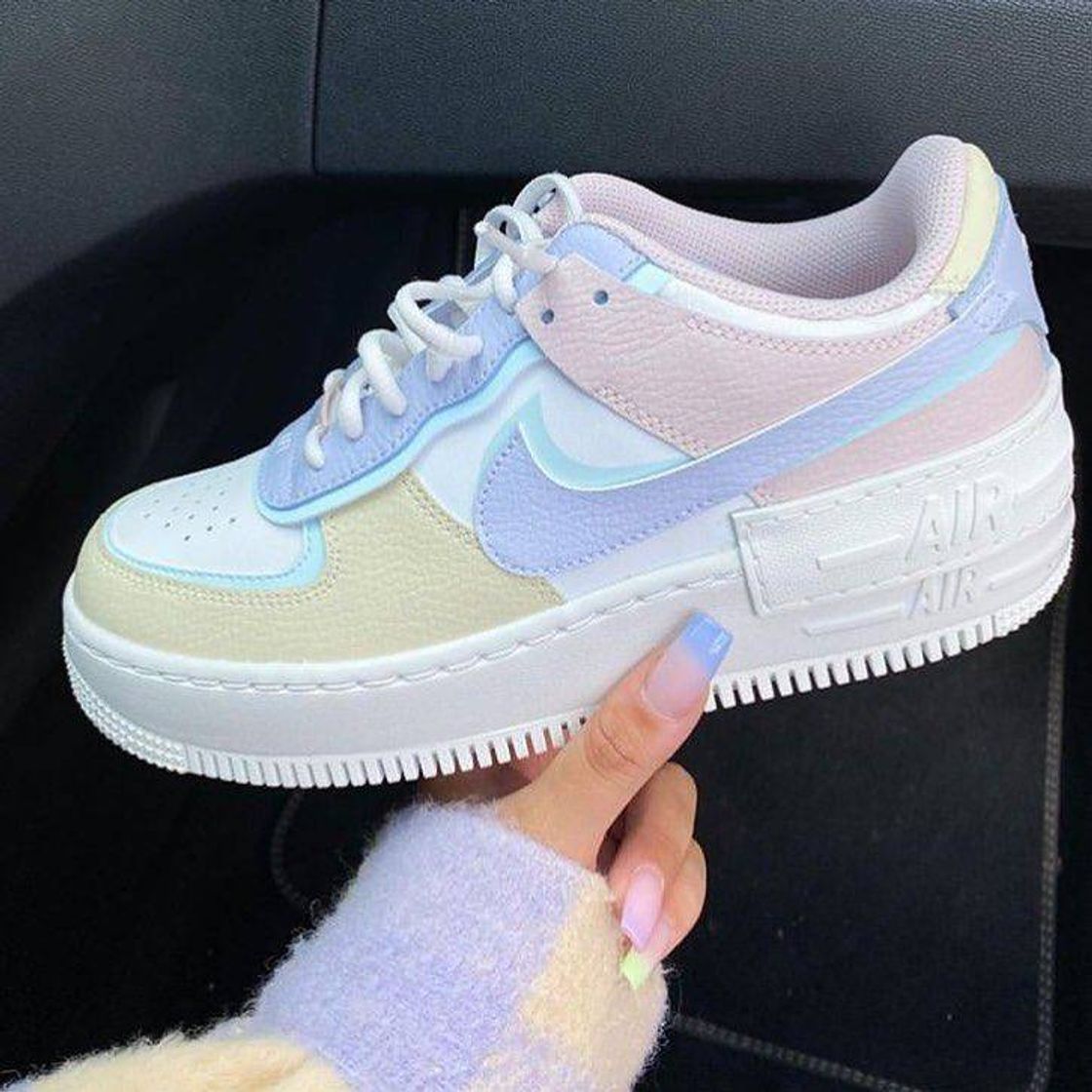 Fashion Nike Air Force 1 "White Glacier Blue Ghost" 