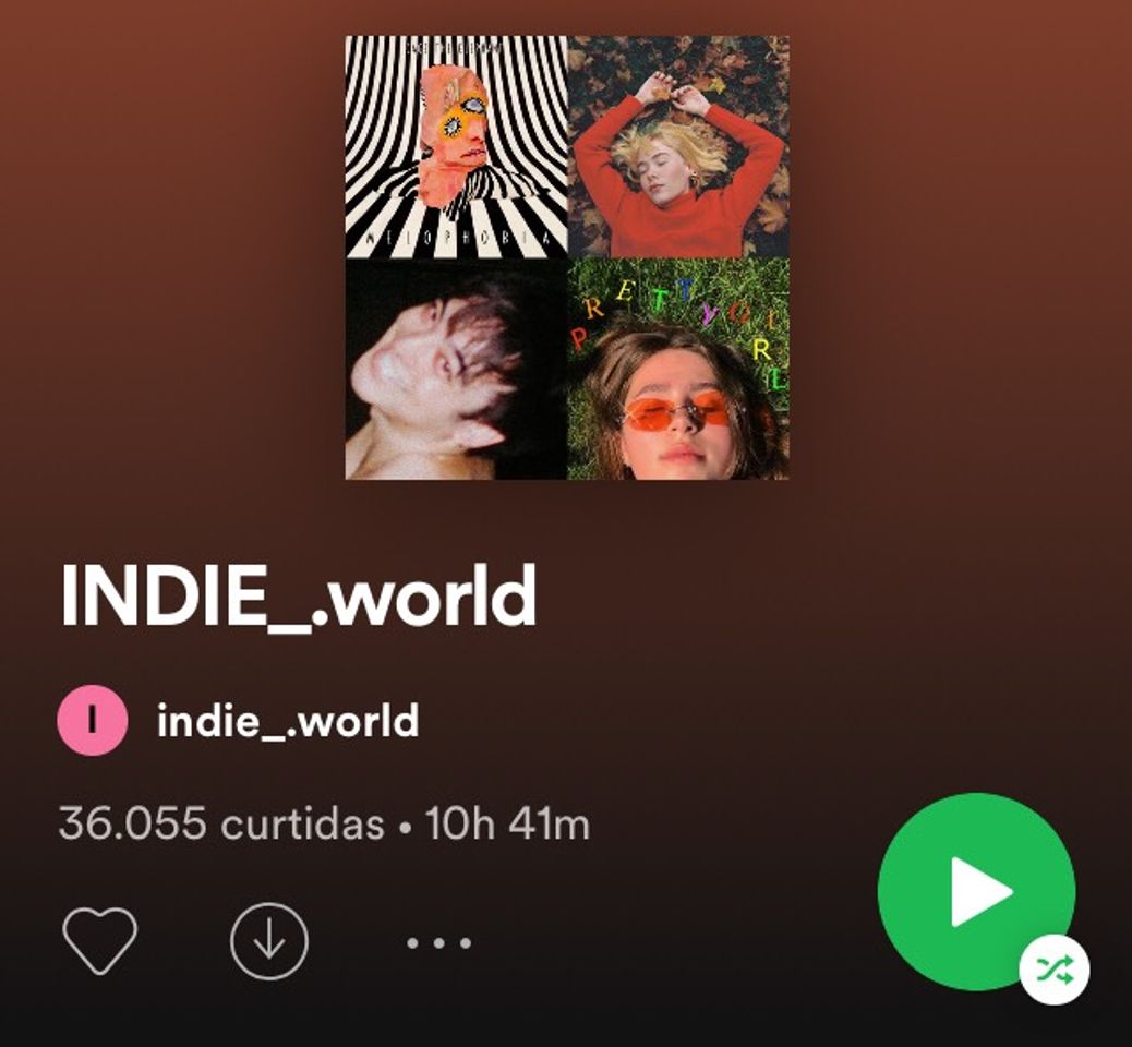 Moda 🌼 playlist indie 🌸