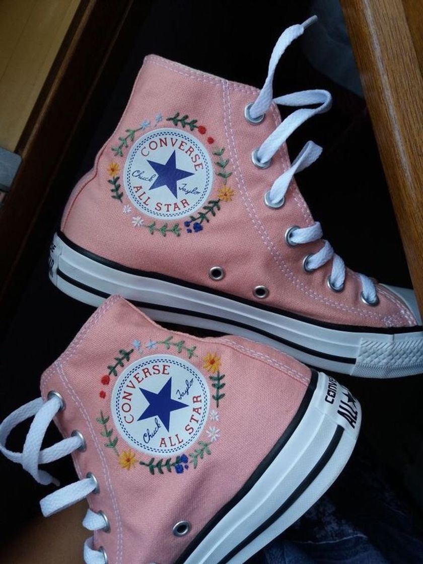 Fashion 🌸 all star rosa customizado 🌷