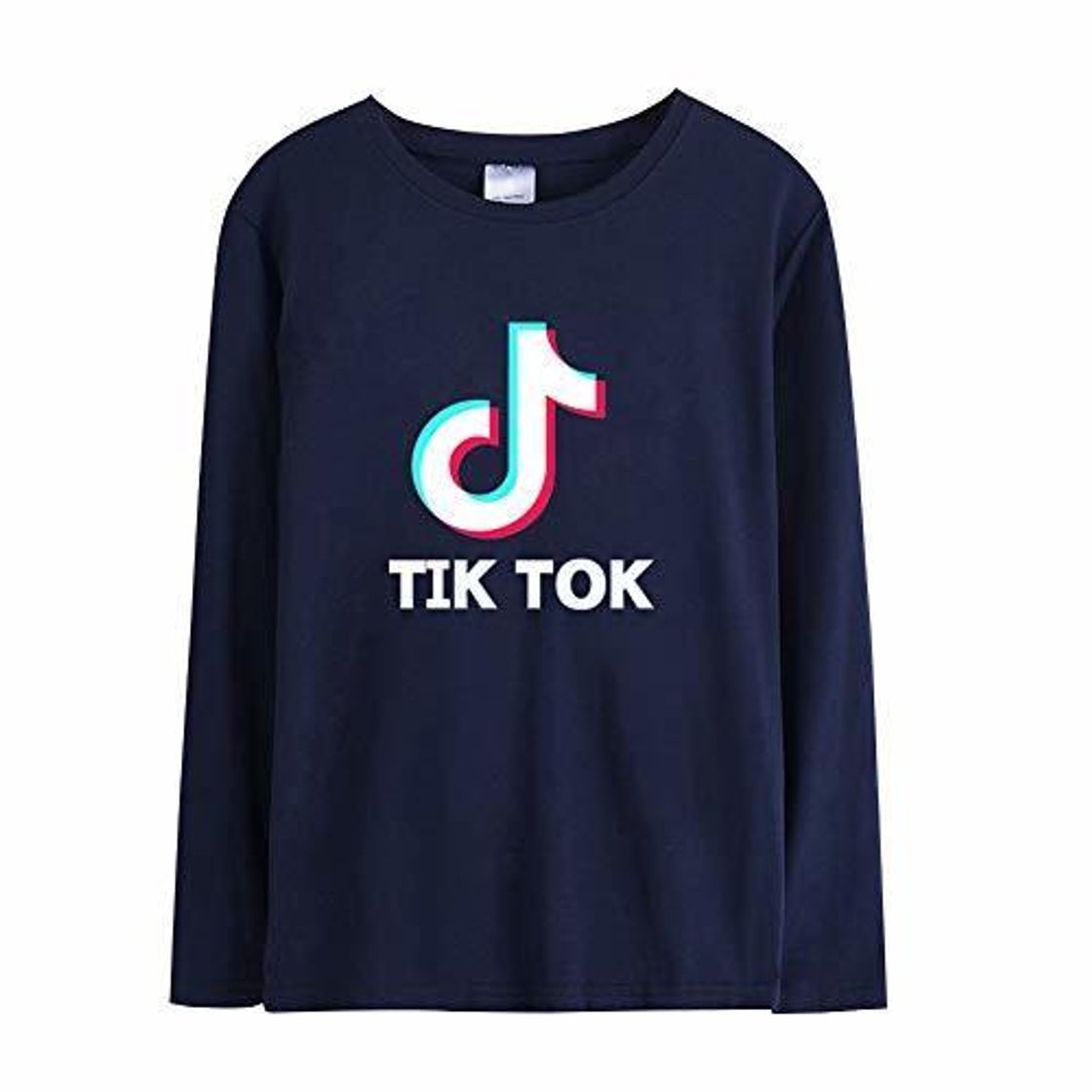 Product Aibayleef TIK TOK Camisetas Manga Larga Sueter Top T-Shirt Basic tee Shirt