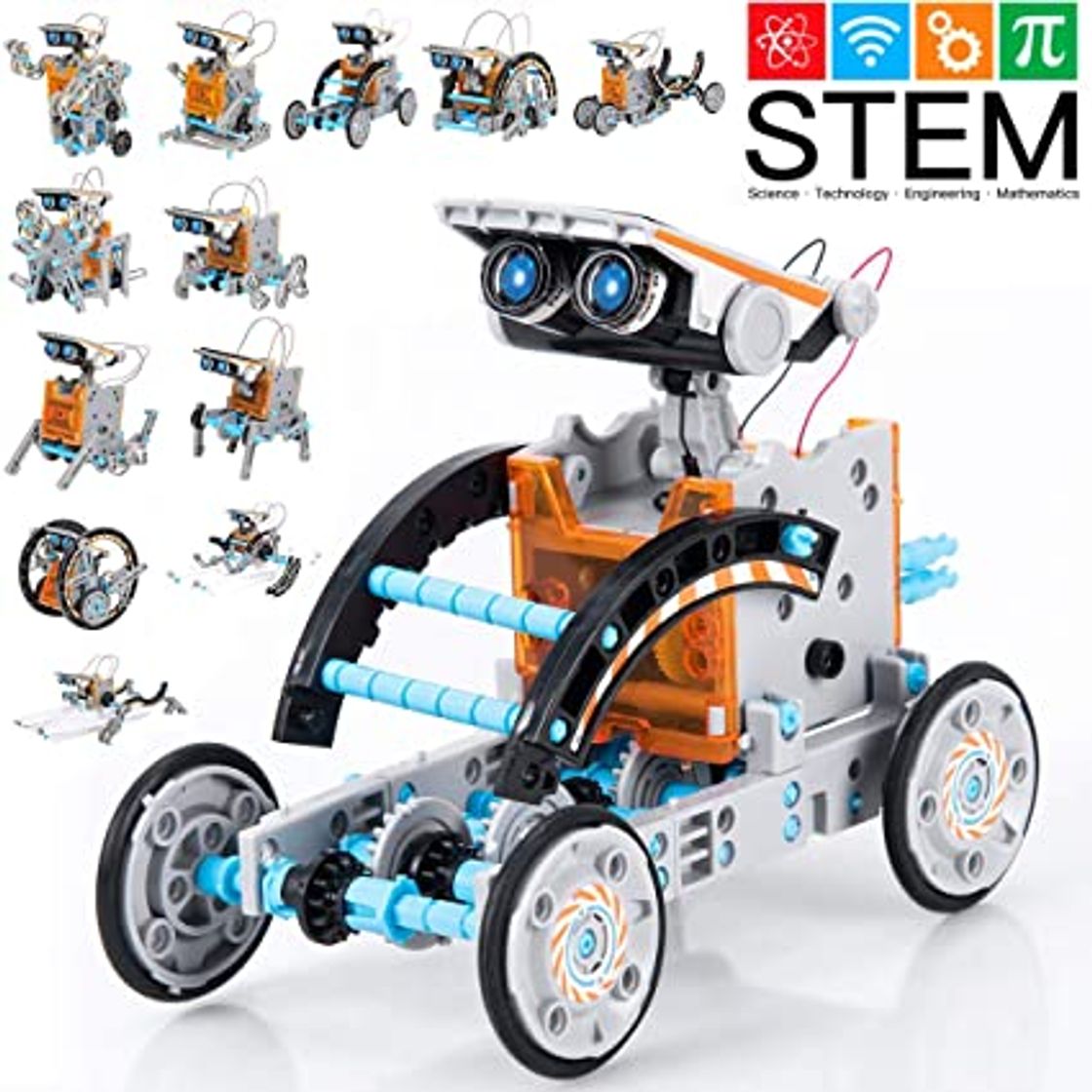 Fashion Kit de robot solar Garunk STEM, 12 en 1, educativo, STEM