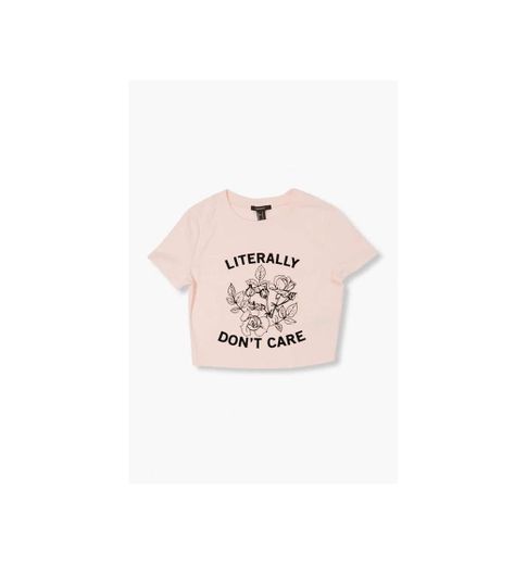 Literally Dont Care Graphic Tee