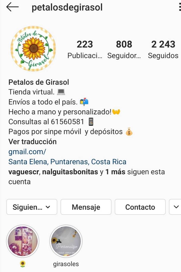 Pétalos de girasol