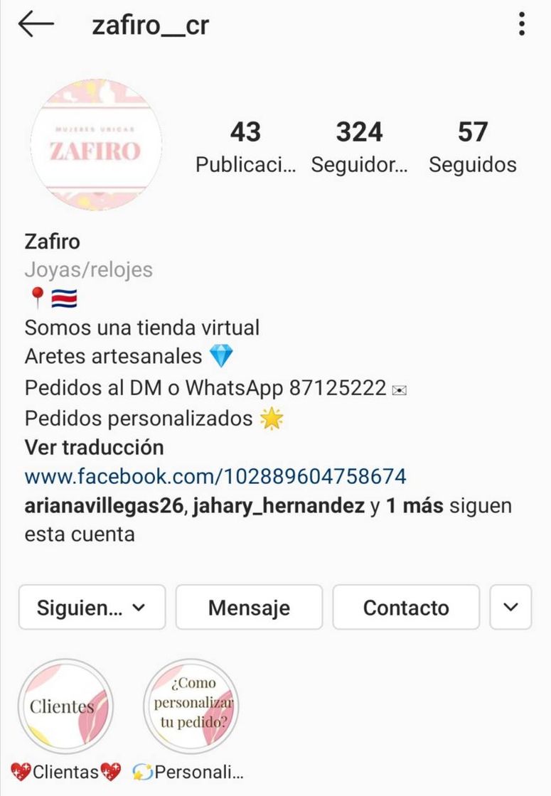 Zafiro CR