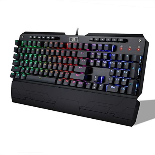 Redragon K555 INDRAH RGB Retroiluminado teclado mecánico para gaming