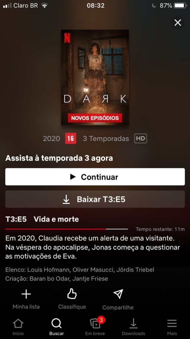 Moda Série Dark