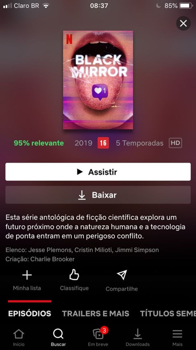 Social Série Black Mirror 