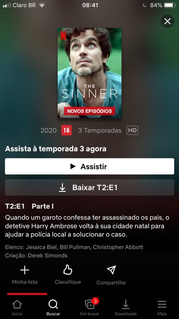 Moda Série the sinner 