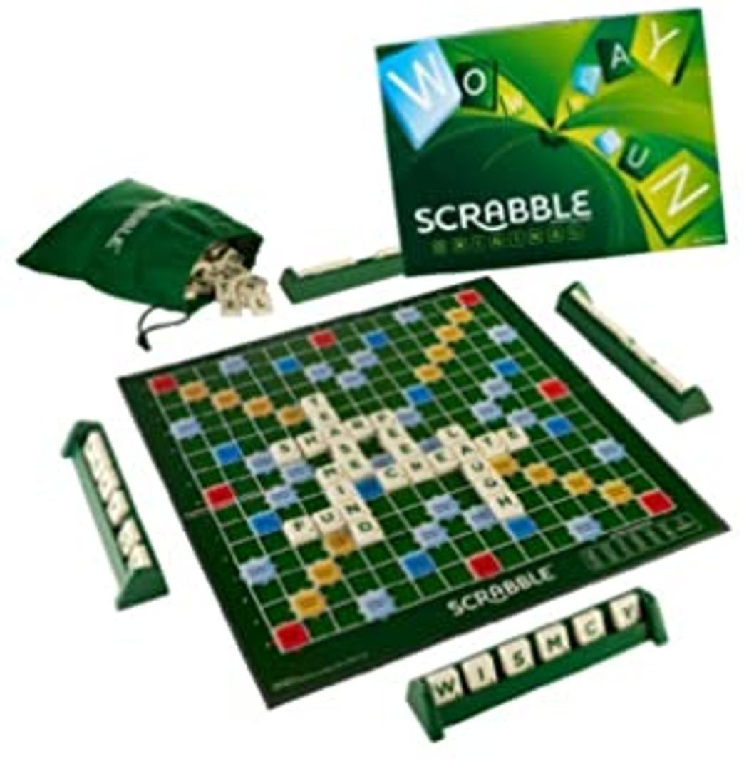 Social Mattel Games - Juego de mesa Scrabble original castellano