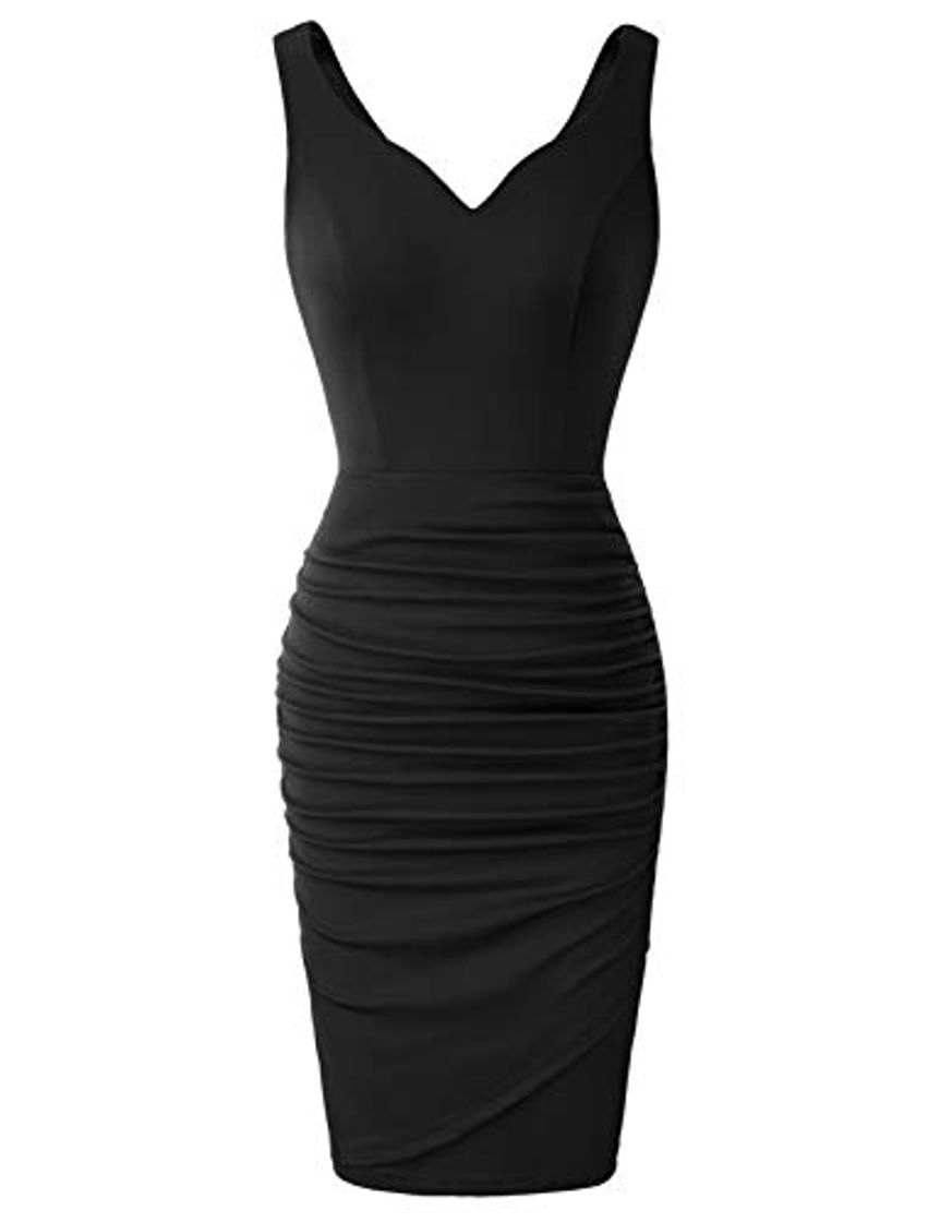 Social GRACE KARIN Vestido Cóctel con Cuello En V Y Cóctel para Mujer
