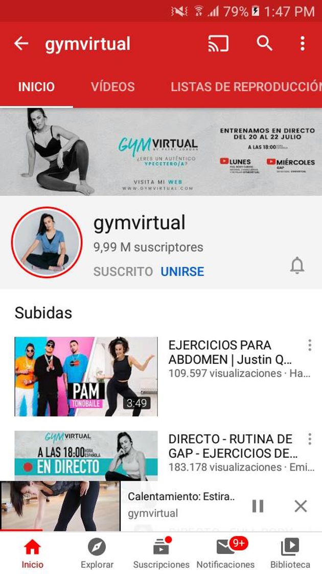 Social Gym virtual 