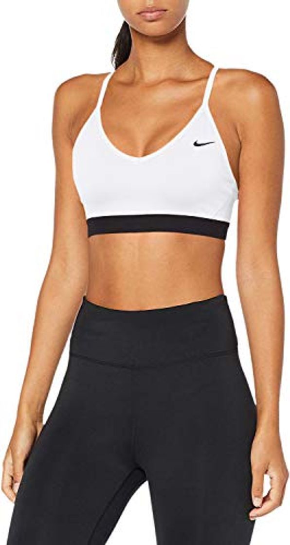 Social Nike Indy Sujetador Deportivo, Mujer, Blanco
