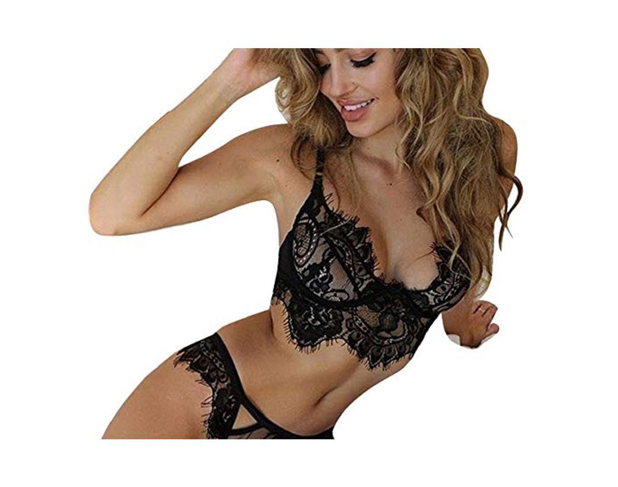 Producto Tuopuda Lencería Sexy Erotica Encaje Bralette Transparente Babydoll para Mujer Ropa de