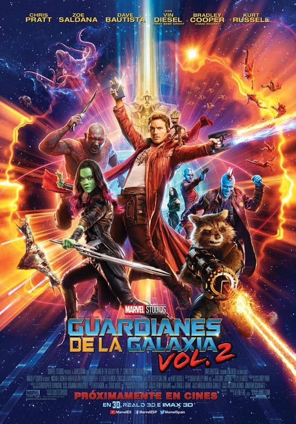 Película Guardianes de la galaxia 2