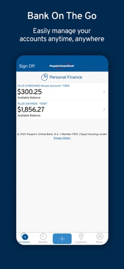 App People's United Bank Mobile