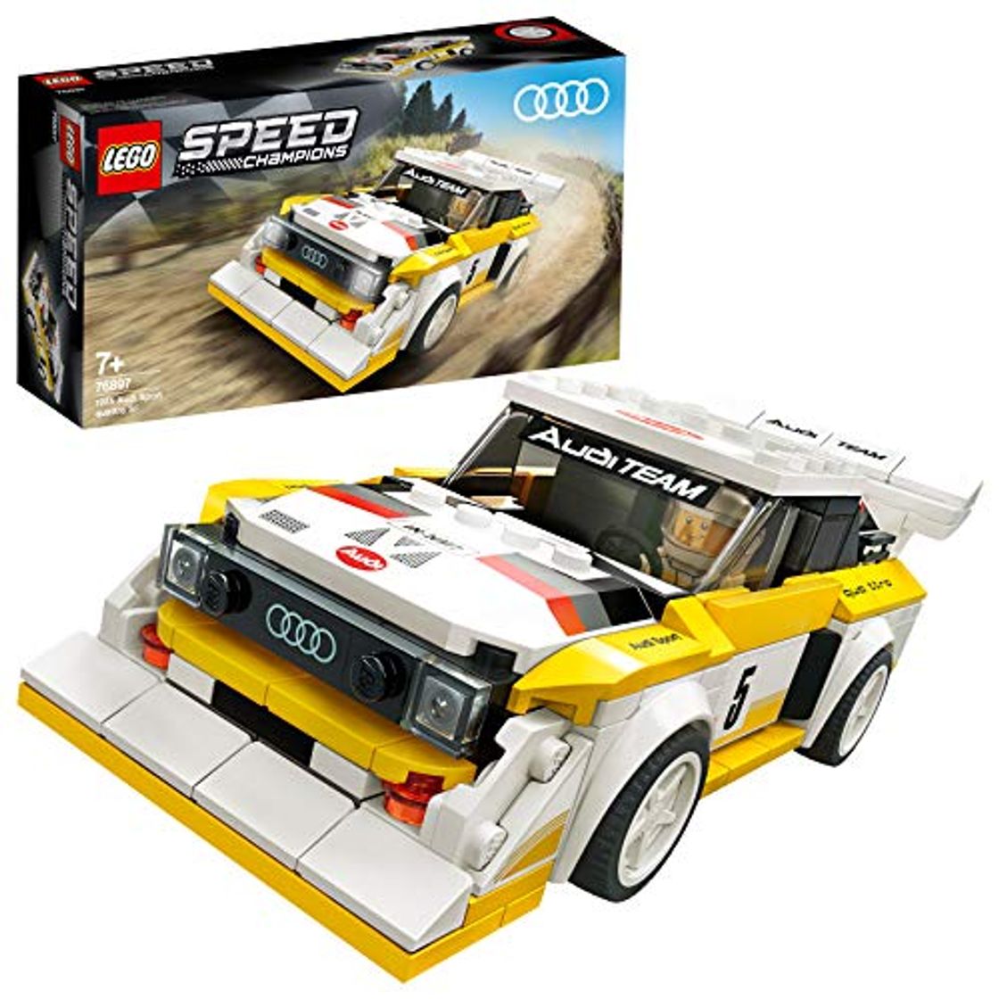 Product LEGO Speed Champions - 1985 Audi Sport quattro S1, Juego de Construcción