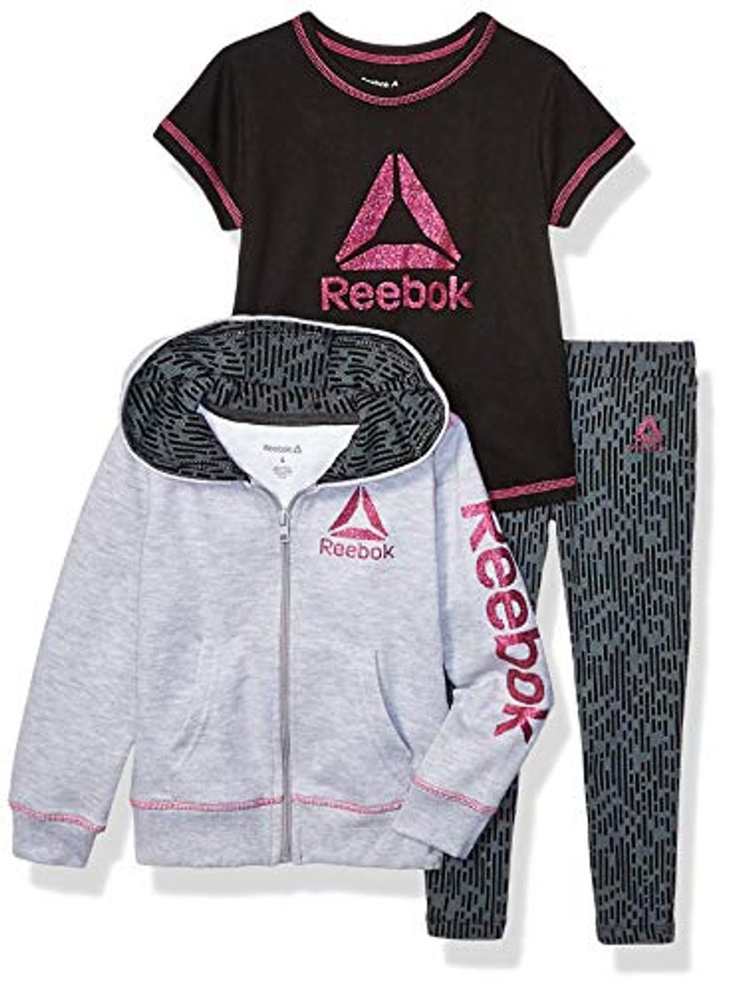 Moda Reebok conjunto de 3 piezas para niñas