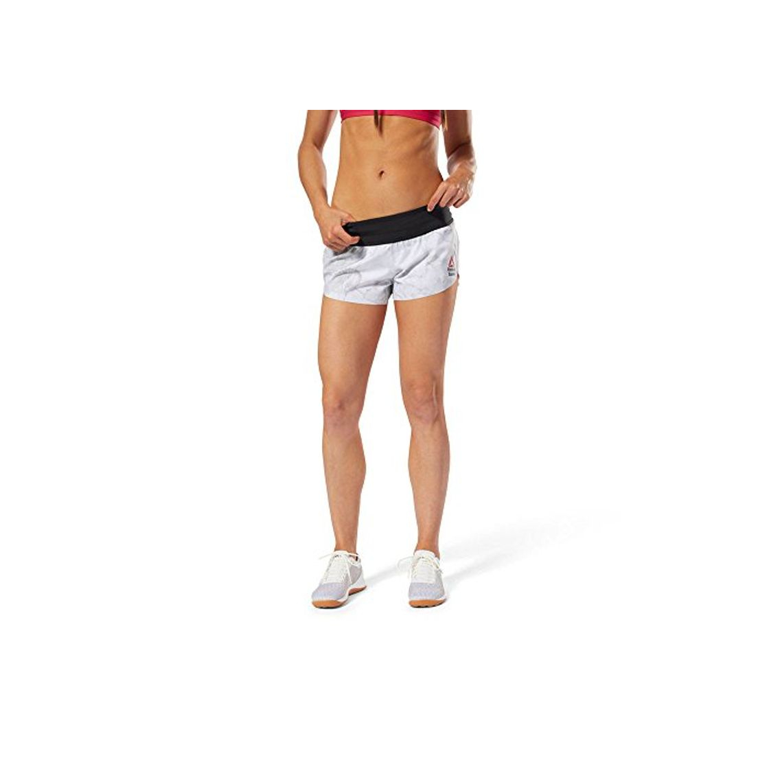 Moda Reebok Women's Crossfit Pantalones Cortos Stone