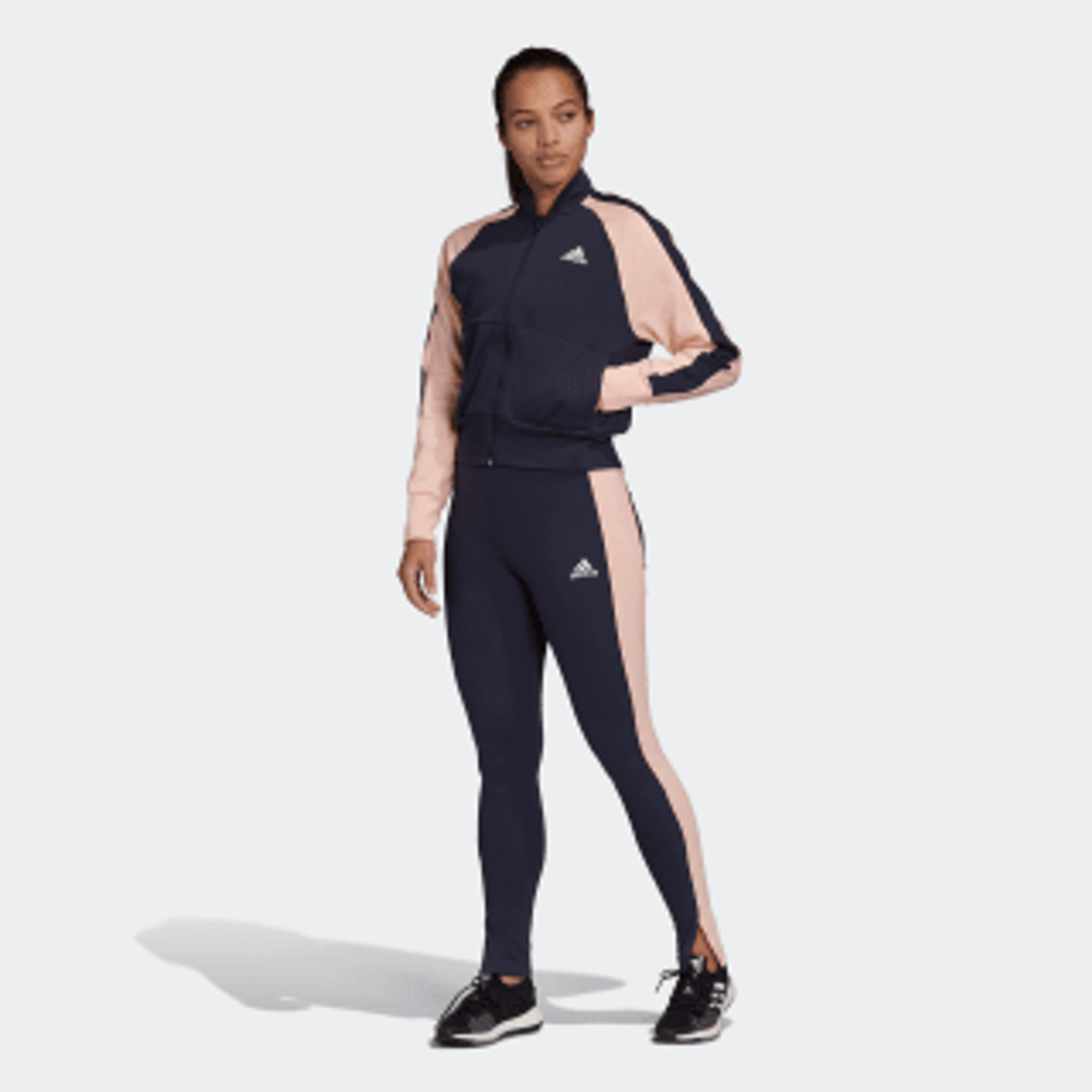 Social adidas Conjunto de Chamarra Bómber y Mallas - Azul | adidas Mexico