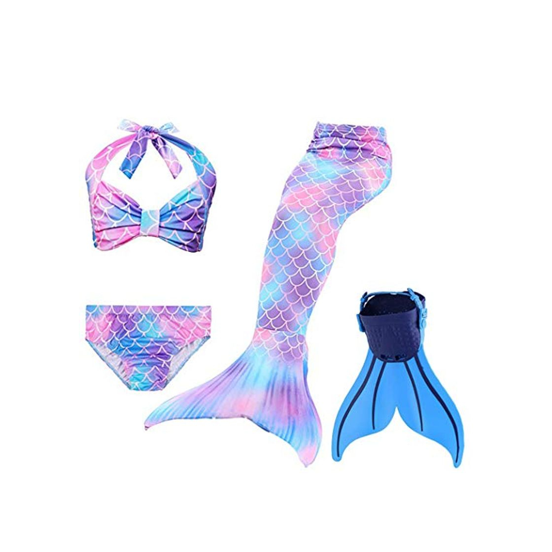 Social shepretty Traje de Baño de La Cola Sirena de Las Muchachas Bikini