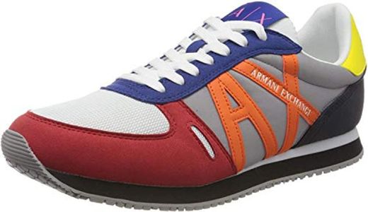 Armani Exchange Sneaker, Zapatillas para Hombre, Multicolor