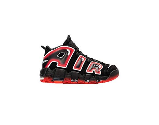 Nike Air More Uptempo 'Laser Crisom' Zapatillas de Baloncesto para Hombre, Negro