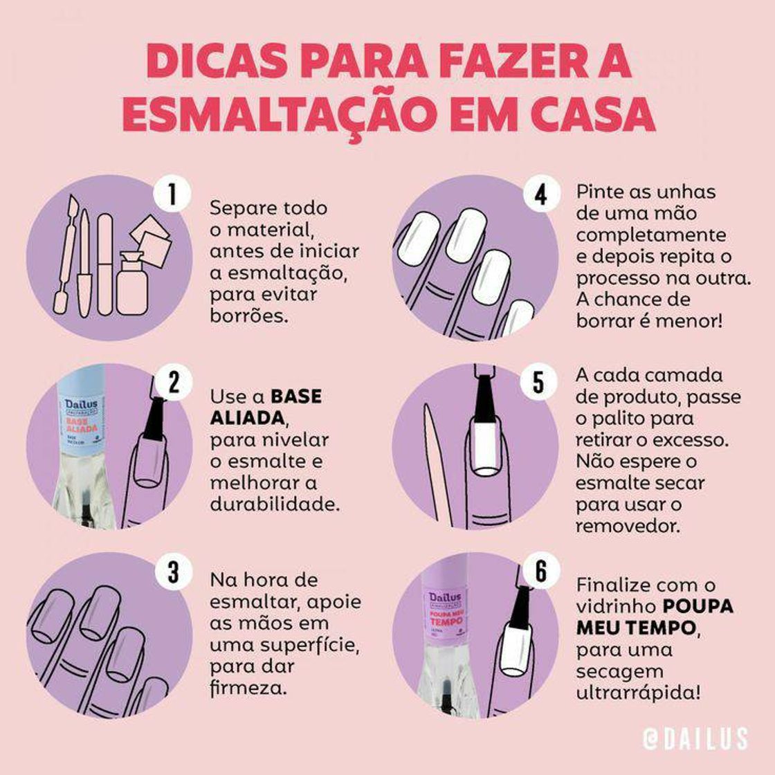 Moda Esmaltaçao em casa 